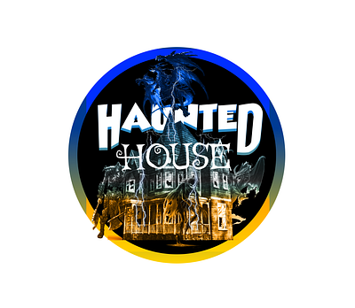 HAUNTED HOUSE artworks branding design graphic design haunted house illustration logo street streetwear typography ui ux vector weekly warmup