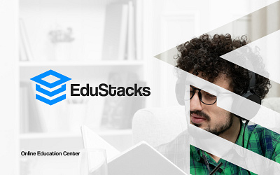 EduStacks Online Learning Brand Identity brandidentity branding education education branding graphic design logo online education visual brand identity