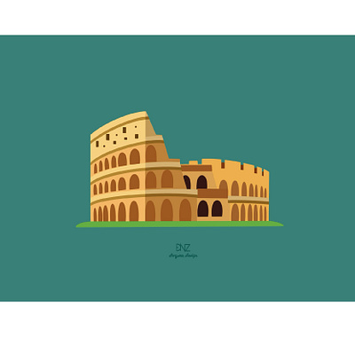 The Coloesseum (Colosseo) illustration