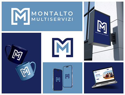 Montalto Multiservizi behance brand identity branding graphic design initial letters logo letter m lettering logo logo designer logos logotype m mm mm logo monogram typography visual identity word mark