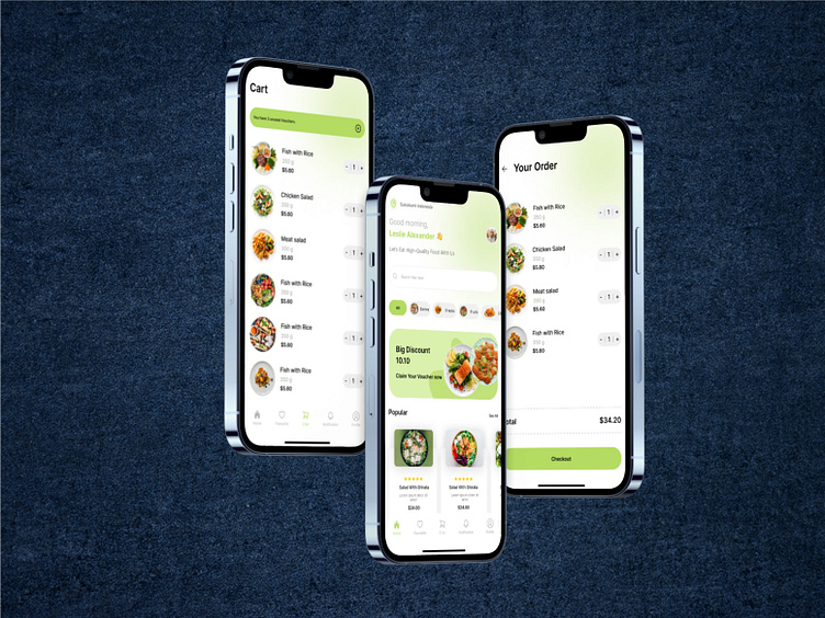 Food Delivery App by Farjana Akter on Dribbble