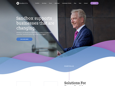 Sandbox & Co Web Design graphic design illustration typography ui design web design