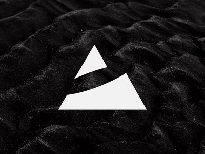 A + Abstract Mountain a a mountain logo brandidentity design flat icon logo logodesigner mountain ui vector