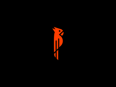 Parrot Logo bird branding design logo logo design logo designer minimal modern parrrot strong