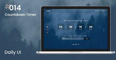 Countdown Timer dailyui ui ui design