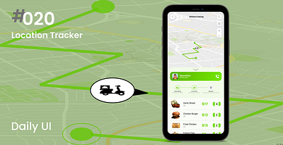 Location Tracker dailyui ui ui design