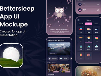 Bettersleep App Ui Mockupe