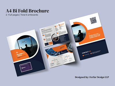 A4 Bi-fold Brochure | Strategic Project Management company bi fold brochure branding brochure design graphic design visual design