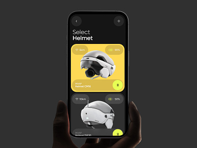 AR Smart Helmet App - Drone Command SaaS ai ai app app app design ar automation b2b crm dashboard design drone helmet mobile mobile app product design saas smart app software ui ux
