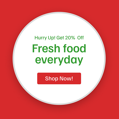 Banner Design app banner e commerce food fresh grocery shop
