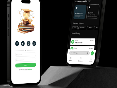 AI CHAT GPT App app app design contact design figma ui