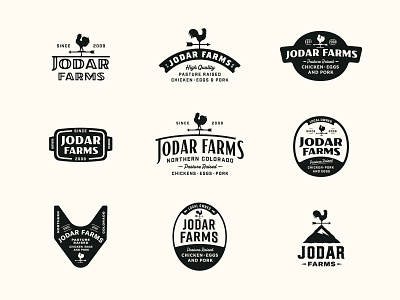 Jodar Farms Logo Design badge brand design branding colorado farm farm brand farm logo fort collins icon logo logo design visual identity