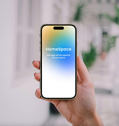 HomeSpace - home management app app design ui ux