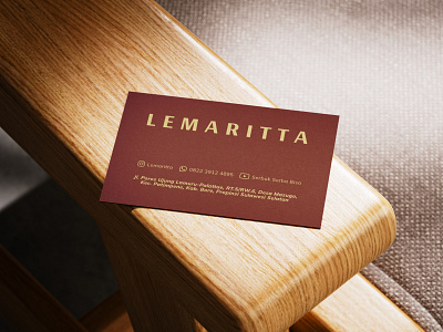 LEMARITTA - BUSINESS CARD brand design brand identity branding branding design business card business logo design furniture graphic design graphicdesign graphics logo logo brands logo design logo designer logo mark logodesign logomark logos logotype