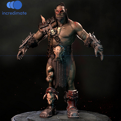 Real lifelike 3D Model of Orc 3dmodel 3dmodeling foryou trending