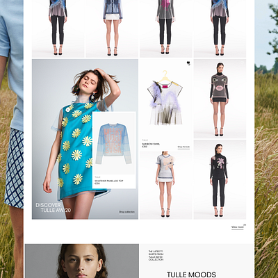 Viktor&Rolf e-com design e com fashion interaction ui viktorrolf webshop website
