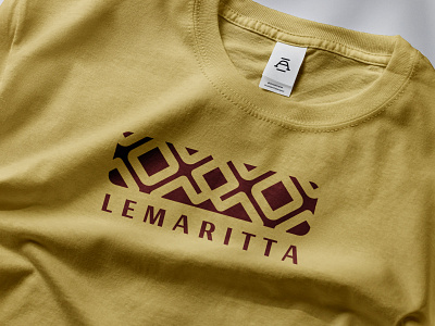 LEMARITTA - T-SHIRT brand design brand identity branding branding design design furniture graphic design logo logo brands logo design logo mark logos logotype minimalist logo modern logo monogram t shirt