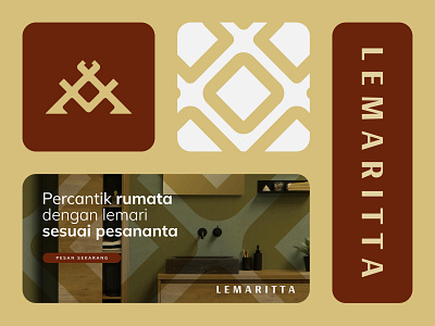 LEMARITTA - VISUAL IDENTITY brand design brand identity branding branding design creative logo design furniture furniture logo graphic design graphicdesign logo logo brands logo designer logomark logos logotype minimalist modern logo pattern visual identity