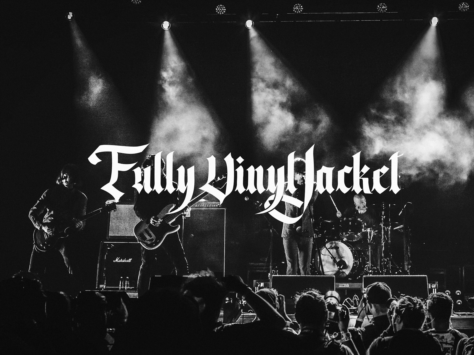 Fully vinyl jacket band custom font graphic design handwritten jazz logo logo design logo music logotype management music presentation rock simple typeface