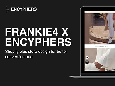 ENCYPHERS X FRANKIE4 case study encyphers ui ui ux design ux website design