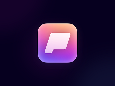 App Icon — Letter P app app icon app store brand identity branding icon designer iconography ios letter p logo ui ux