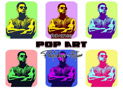 Advance Pop Art Photoshop Action vector art