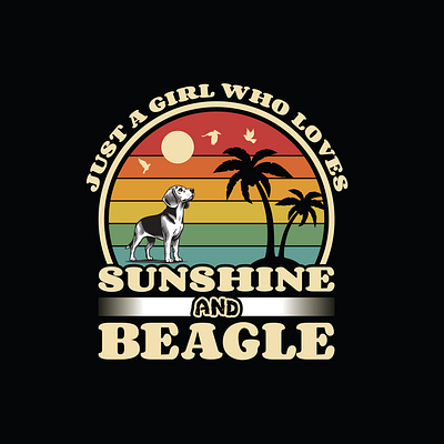 Just A girl Who loves Sunshine and Beagle animals