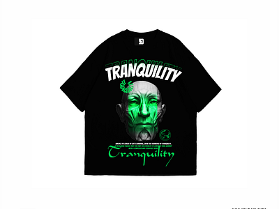 TRANQUILITY artworks branding design fashion graphic design illustration logo streetwear tranquility tshirt typography ux vector