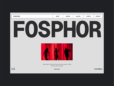 Fosphor - Event Projection Website Design aftereffects animation art direction branding concept design design event figma graphic design kinetic logo motion graphics production swiss typography ui uimotion userinterface ux webdesign