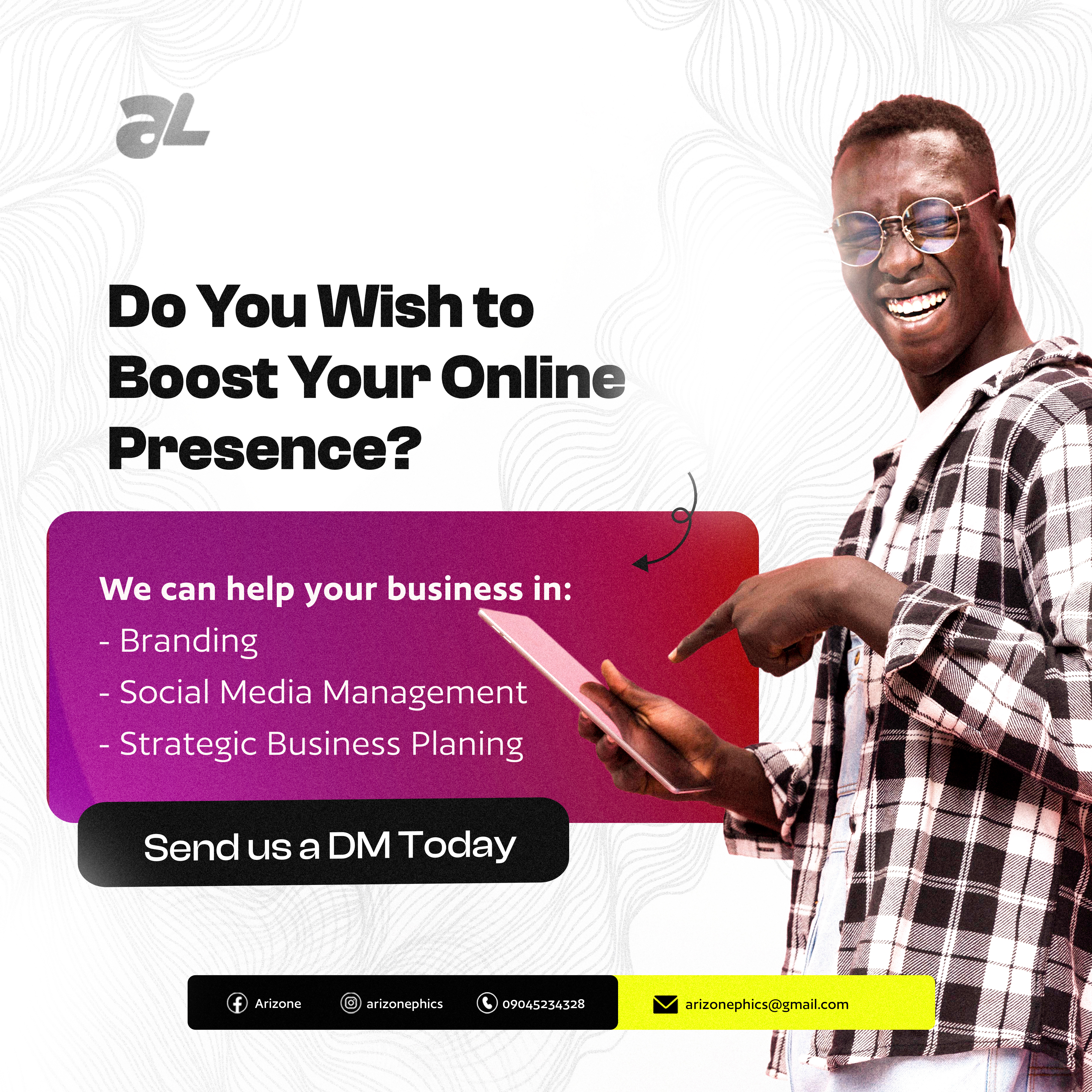 Social Media Poster - Digital Marketing Brand branding graphic design ui