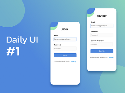 Daily UI challenge #1