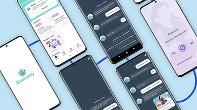 Bluebuddy app 2024 ui uidesign uimobile uiux