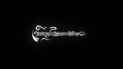 Guitar Logo Animation animation logo motion graphics