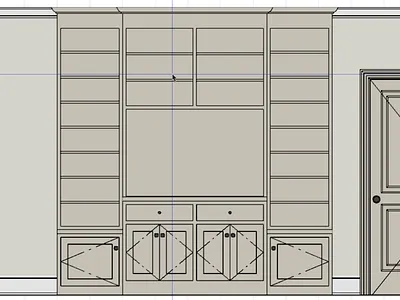 Design for TV Bookshelf