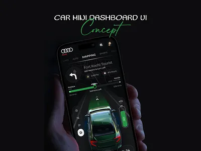 Car 🚙 Mini Dashboard UI Design Concept 3d adobe photoshop animation app audi behance branding car dashboard car design dashboard design figma graphic design illustration logo mobile application motion graphics ui youtube