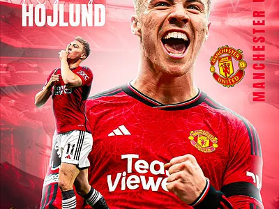 Sports Poster Design athlets banner advertisement banner design creative sports poster design jojlund manchester motion graphics player social media banner social media design social media post social media poster sports sports banner sports design sports edit sports graphics sports poster ucl