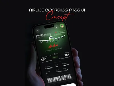 Airline✈️ Boarding Pass UI Design Concept 3d adobe photoshop aeroplane airbus airline animation app boarding pass branding design dribbble figma graphic design illustration logo motion graphics profile tickets ui youtube