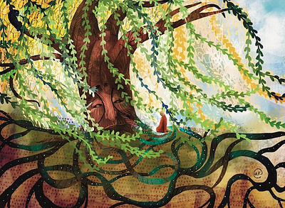 Monk Tree childrens book childrensbooks illustration picture book picture books