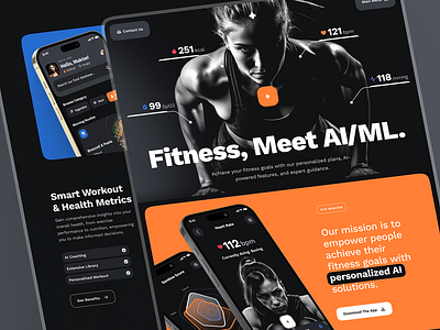 🤖 Transform Your Fitness Journey with Sandow's AI Assistant 💪 branding fitness graphic design ui