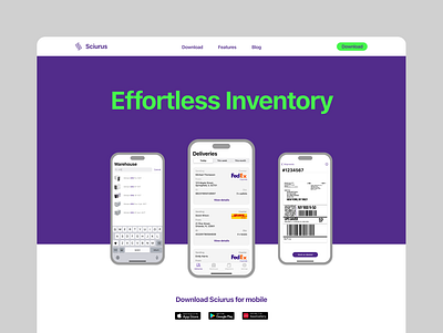 Inventory App - Web & Mobile Design apple design ios ios design iphone ui ui design uiux ux design web design website