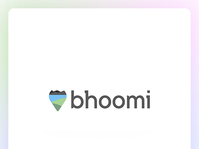 Logo Design - Bhoomi app branding land logo