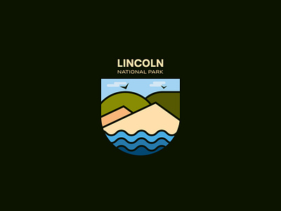 Lincoln National Park branding business logo daily logo daily logo challenge logo logo design logo designer logotipo logotype national park park park logo