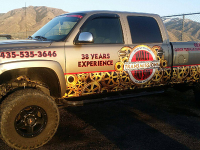 Walt and Son Truck Wrap