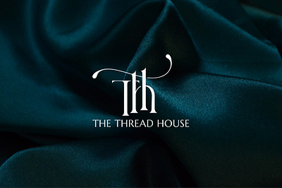 The Thread House Logo brand identity branding business logo clothing brand company logo fabric fashion graphic design graphics designer logo logo design logo designer logo maker luxury logo minimal minimalist logo modern simple style