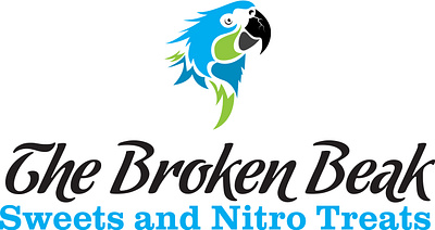 The Broken Beak Logo - Stacked