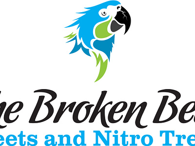 The Broken Beak Logo - Stacked