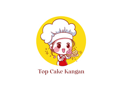 Top Cake Kangan Logo Design abolfazl designs bakery bakery branding bakery logo bakerylogo branding cake cake logo cake shop cakes chef logo confectionery cooking logo croissant cupcake logo food logo label logo logo design top