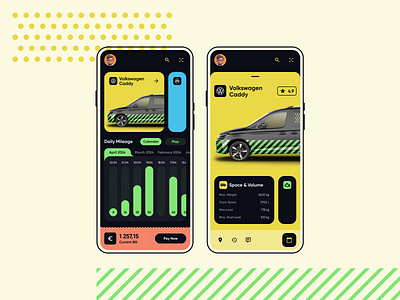 Van Rental Mobile App android material design 3 mobile app rent rent a car rent a van tracking ui ux van