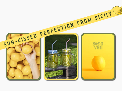 sono veri- a lemon farm 3d branding graphic design logo motion graphics