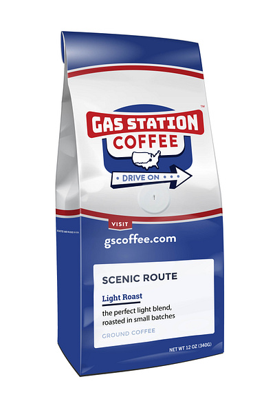 Packaging Project Design for Gas Station Coffee package design